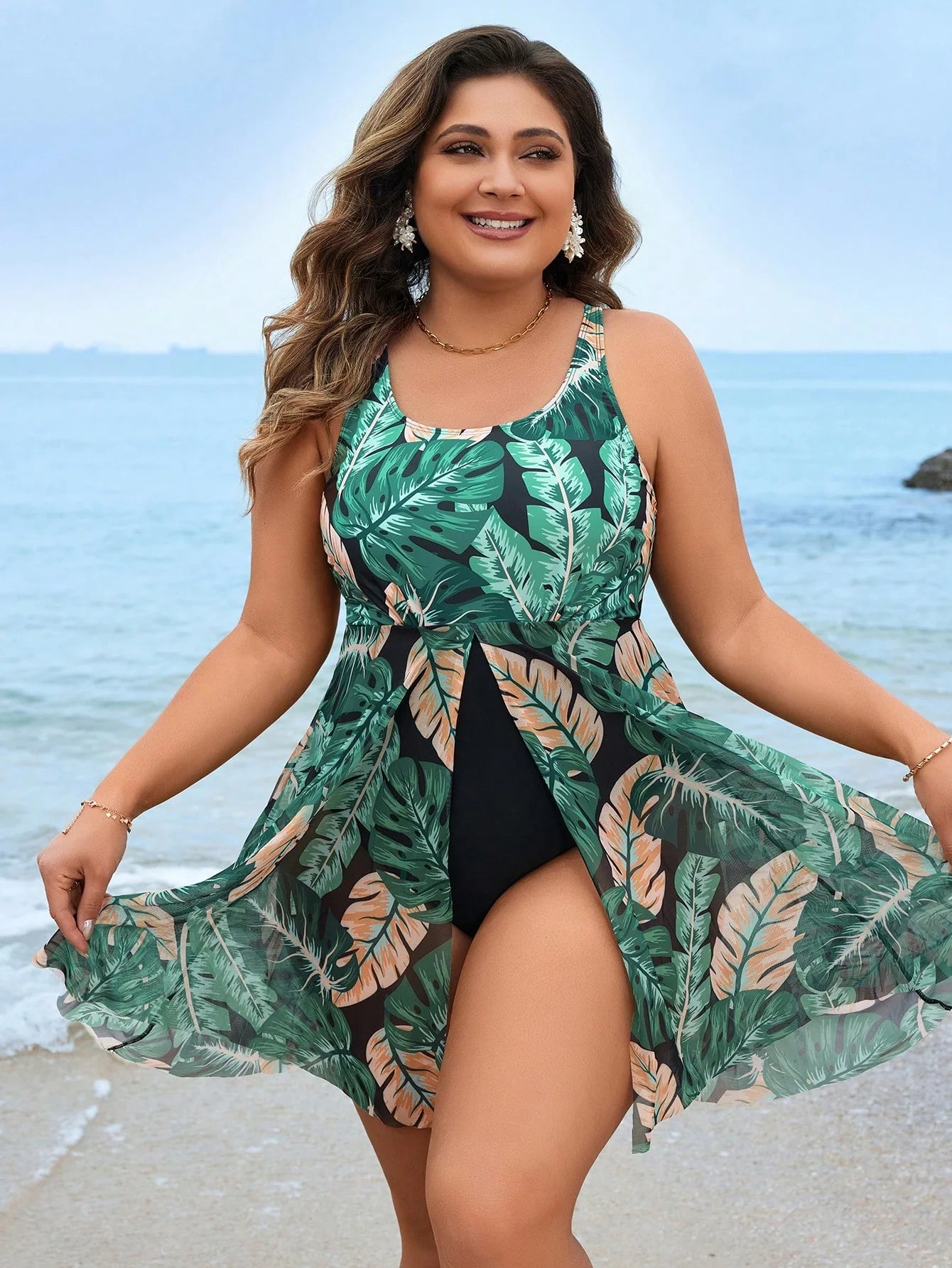 Maiô Plus Size Leandra